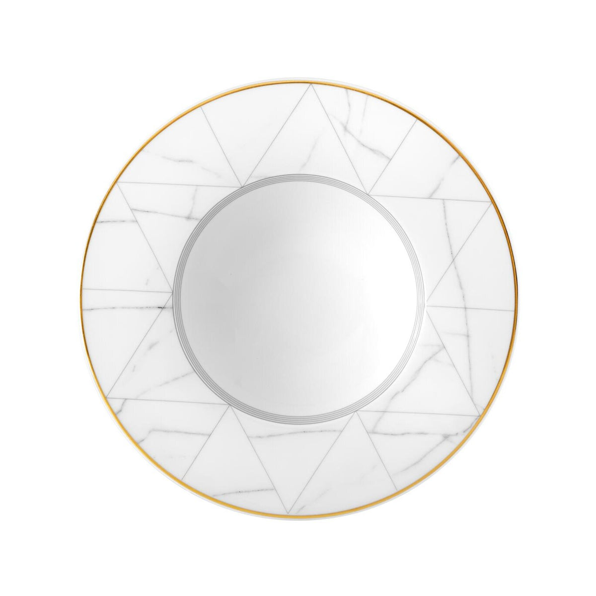 Vista Alegre Carrara Soup Plate on a white background