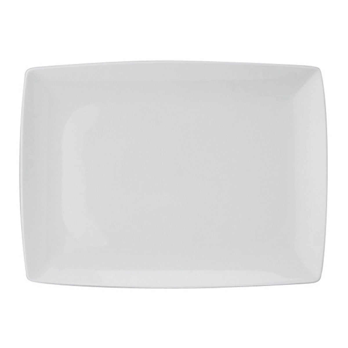 Vista Alegre Carré White Medium Rectangular Platter on a white background
