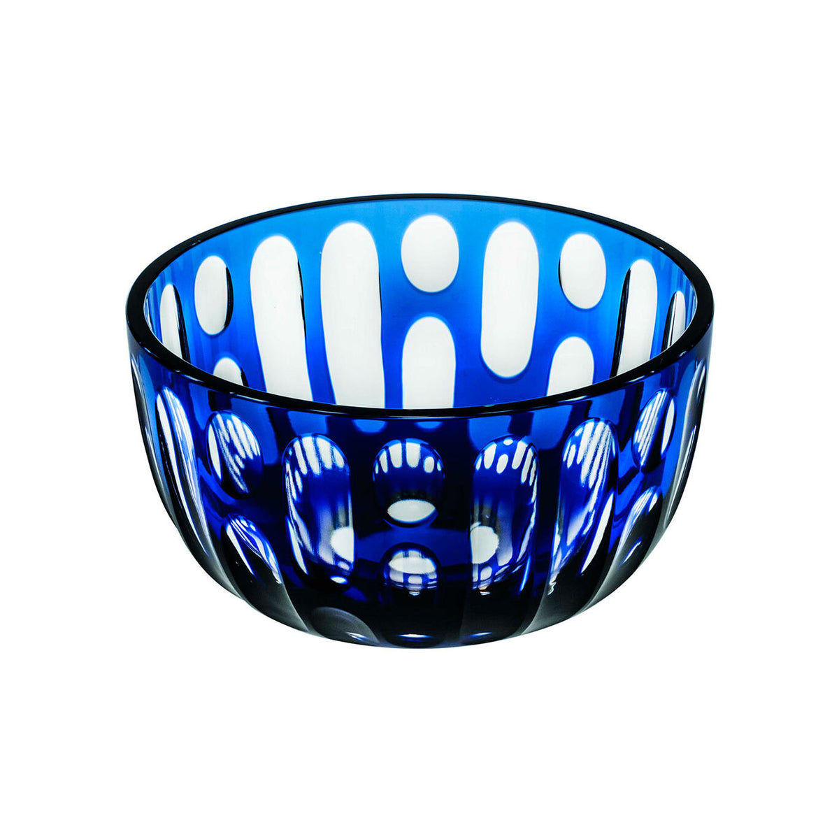Vista Alegre Cattedrale Case with Double Blue Centerpiece on a white background
