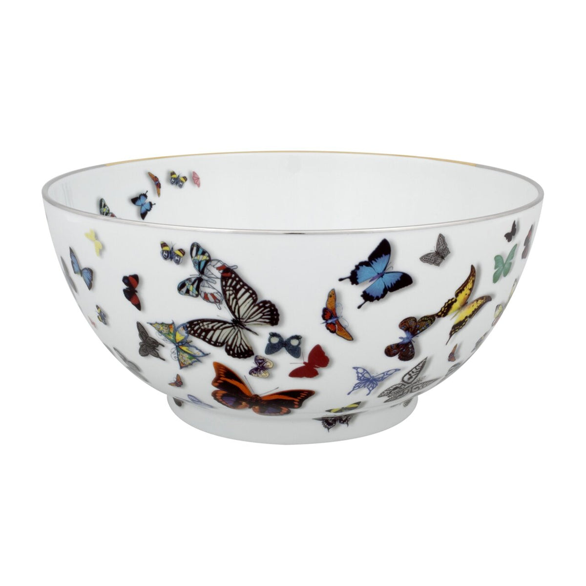 Vista Alegre Christian Lacroix Butterfly Parade Salad Bowl on a white background