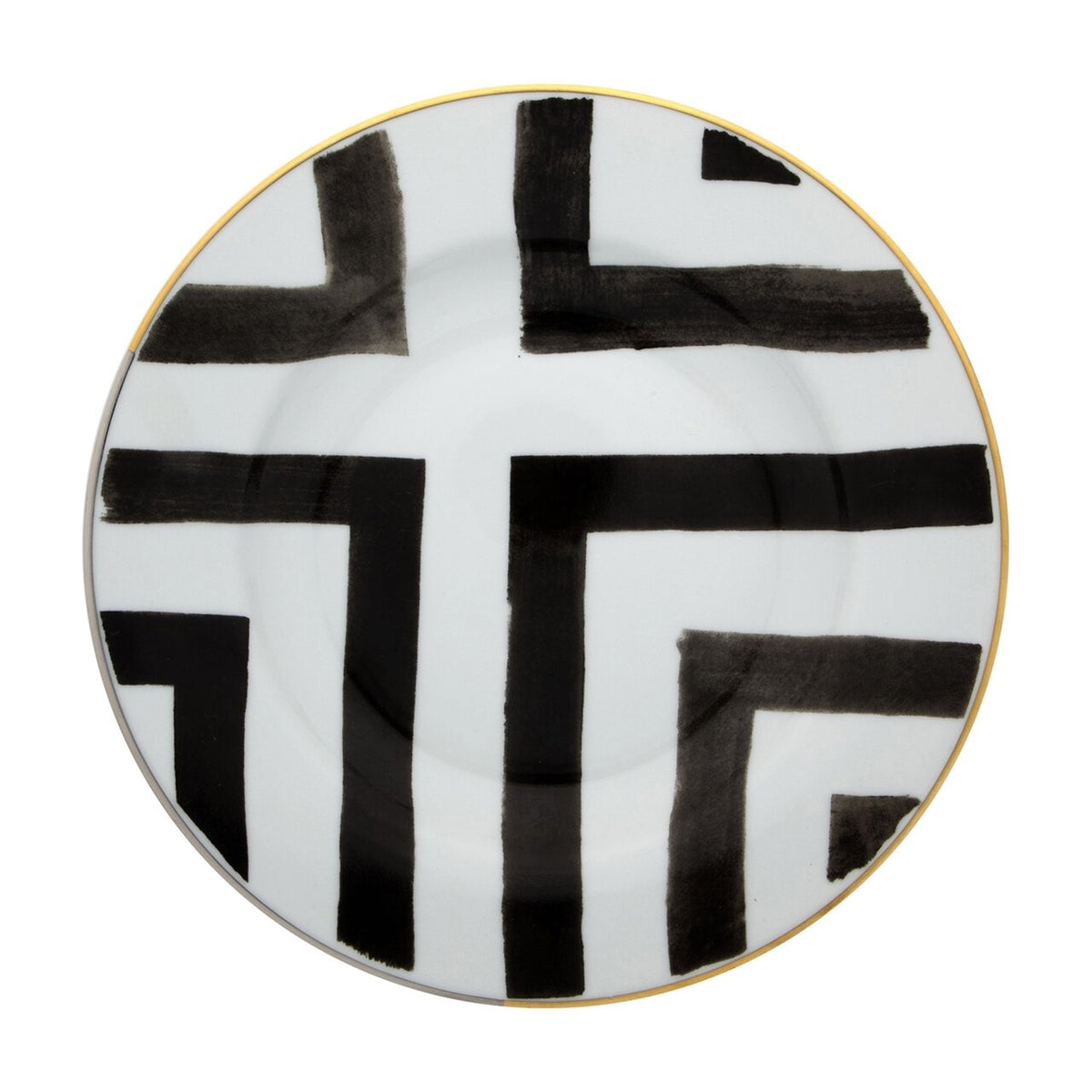 Vista Alegre Christian Lacroix Sol y Sombra Soup Plate on a white background