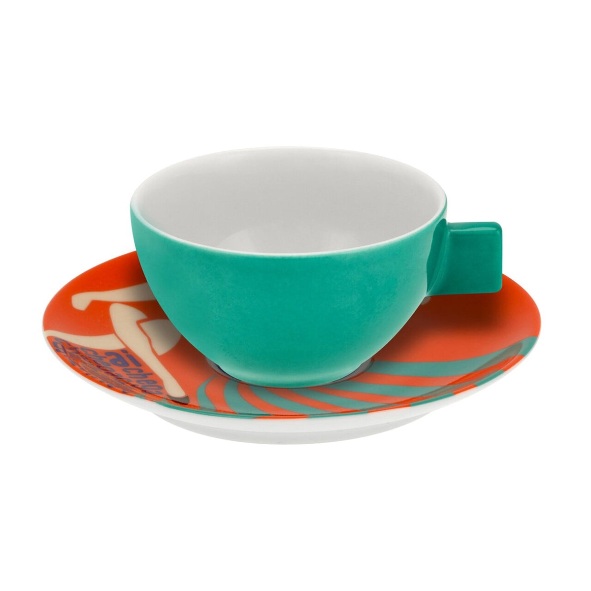 Vista Alegre Cinema Português Set of 4 Coffee Cups & Saucers, view 5