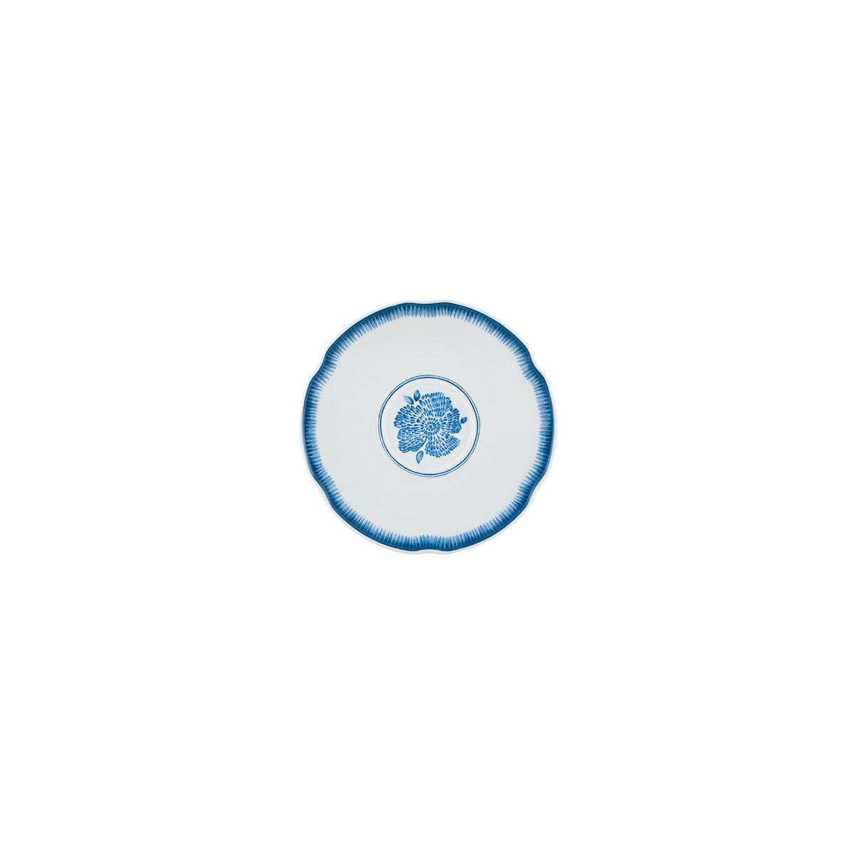 Vista Alegre Coralina Blue Tea Cup with Saucer, view 3