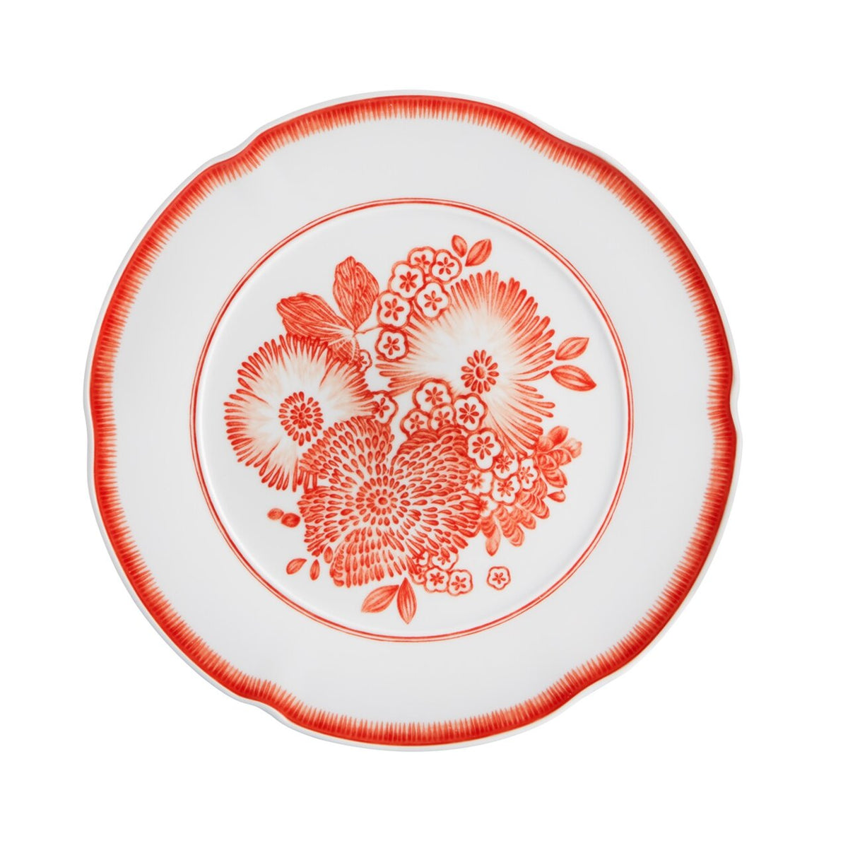 Vista Alegre Coralina Dinner Plate on a white background