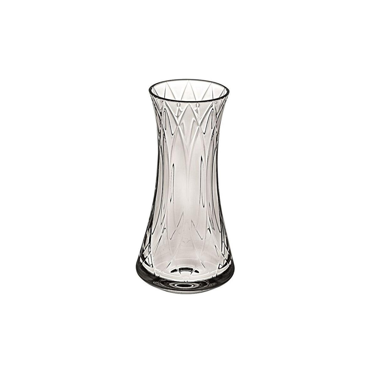 Vista Alegre Crystal Garden Small Vase Calla on a white background