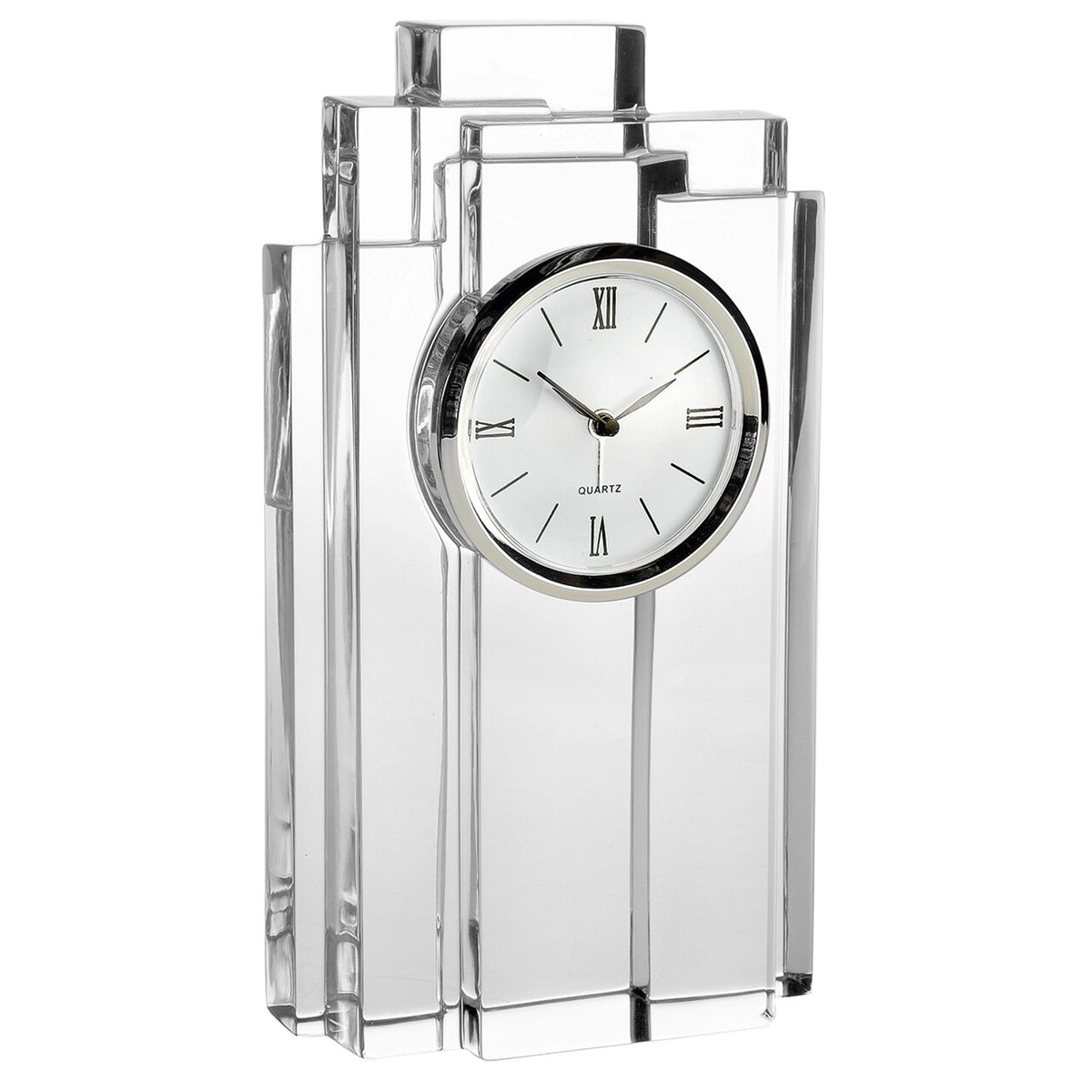 Vista Alegre Crystal Time Clock on a white background