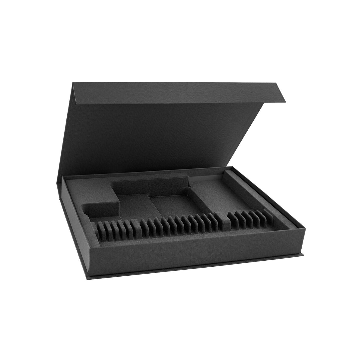 Vista Alegre Domo Handle Matte Gold 24 Piece Cutlery Set with Canteen, view 2
