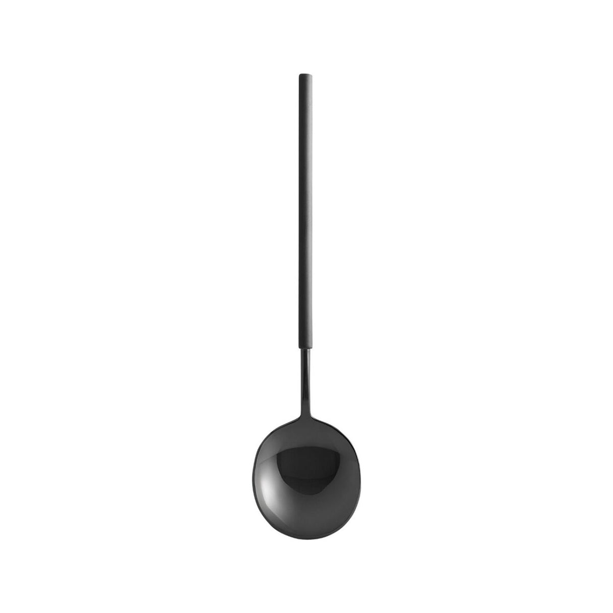 Vista Alegre Domo Matte Black Salad Servers, view 2