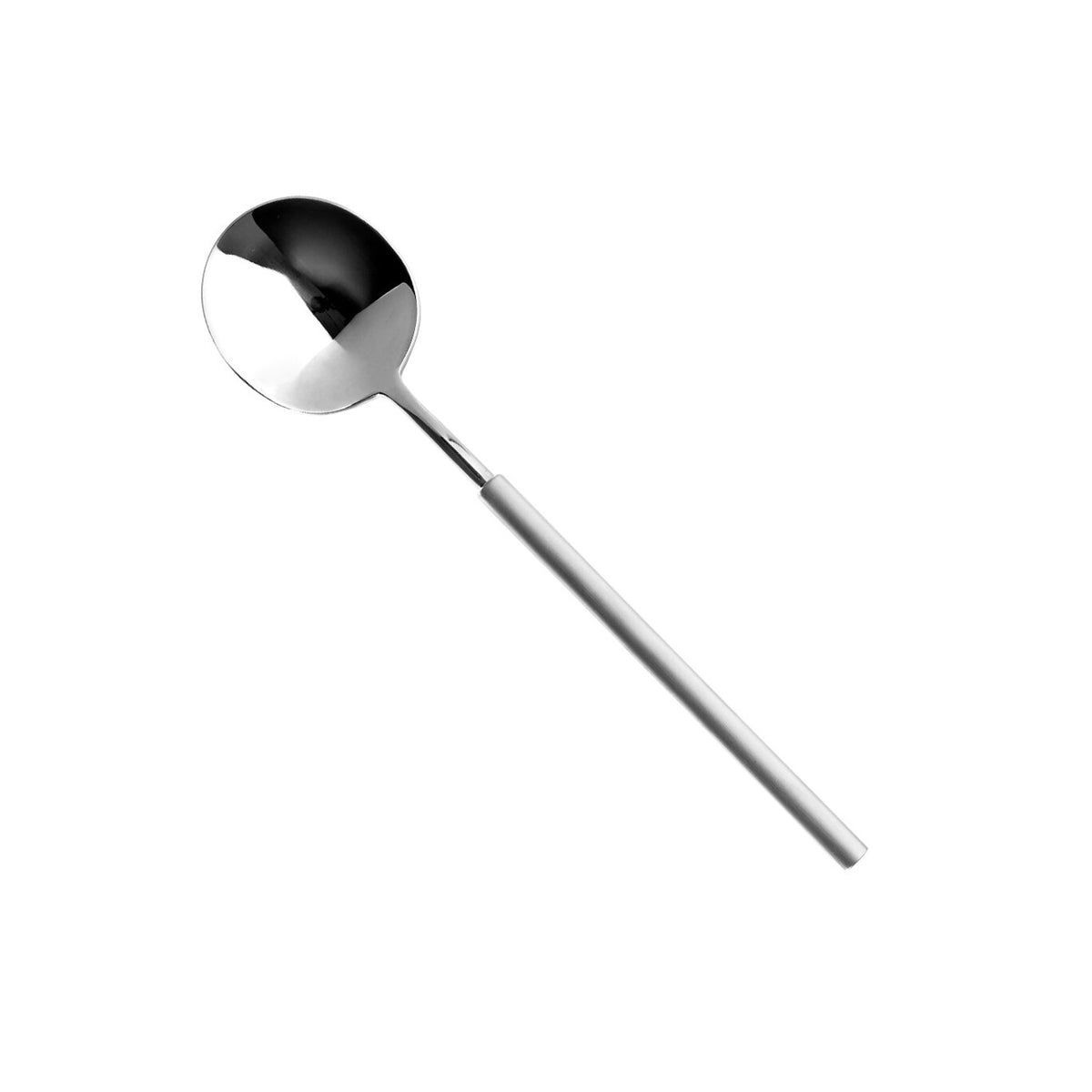 Vista Alegre Domo Matte Sauce Ladle on a white background