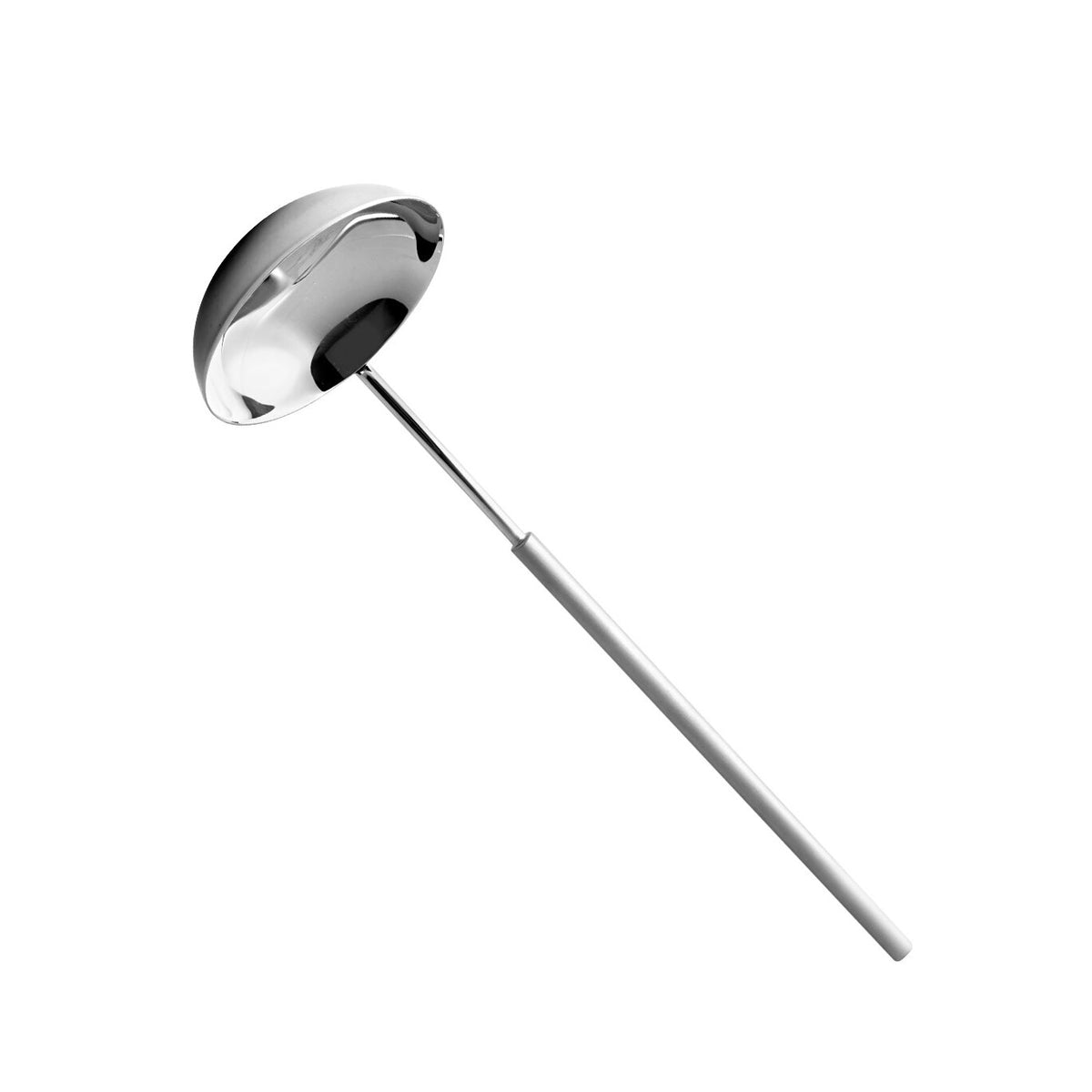 Vista Alegre Domo Matte Soup Ladle on a white background