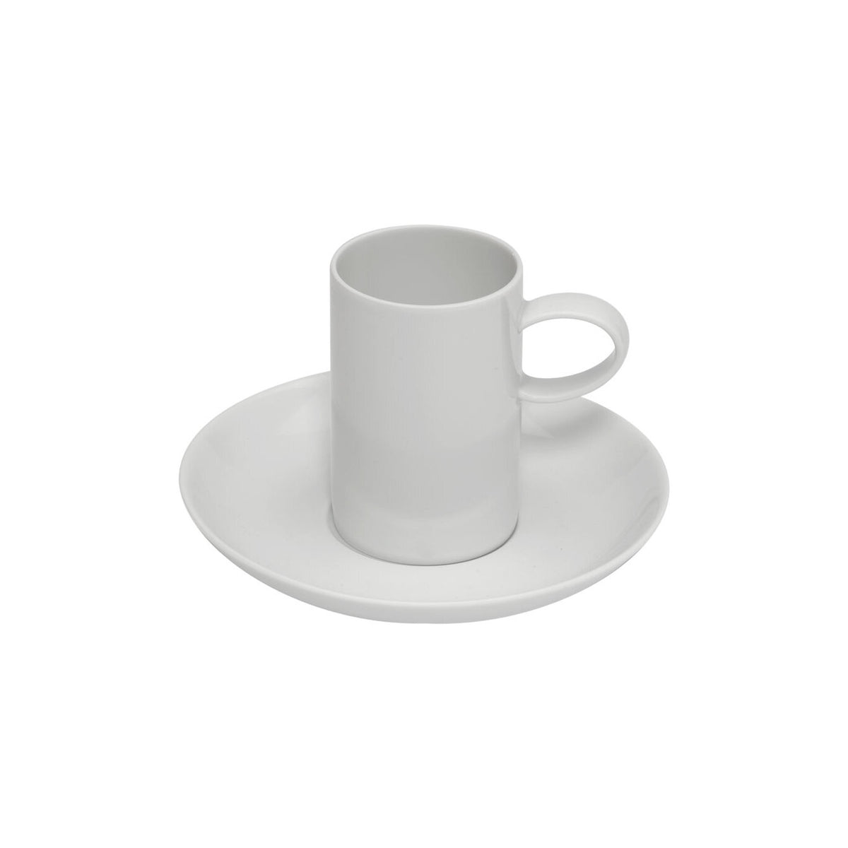 Vista Alegre Domo White Coffee Cup & Saucer, view 3