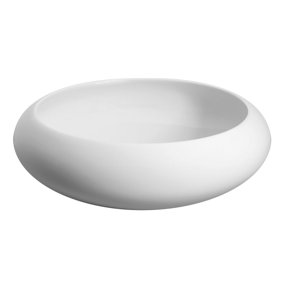 Vista Alegre Domo White Salad Bowl on a white background