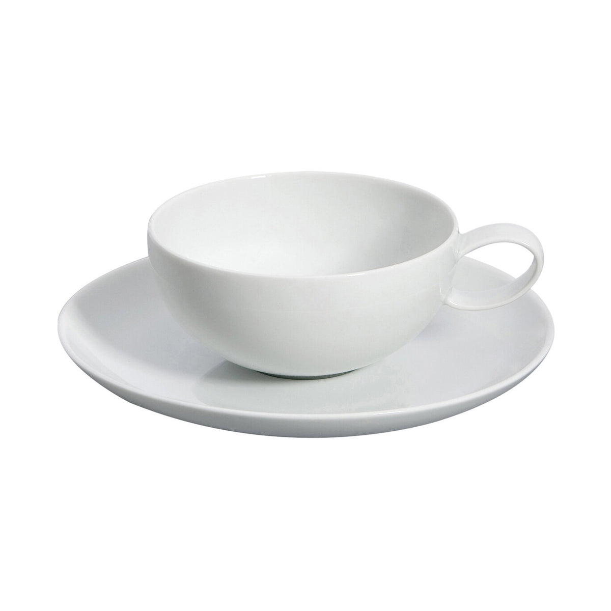 Vista Alegre Domo White Tea Cup & Saucer, view 2