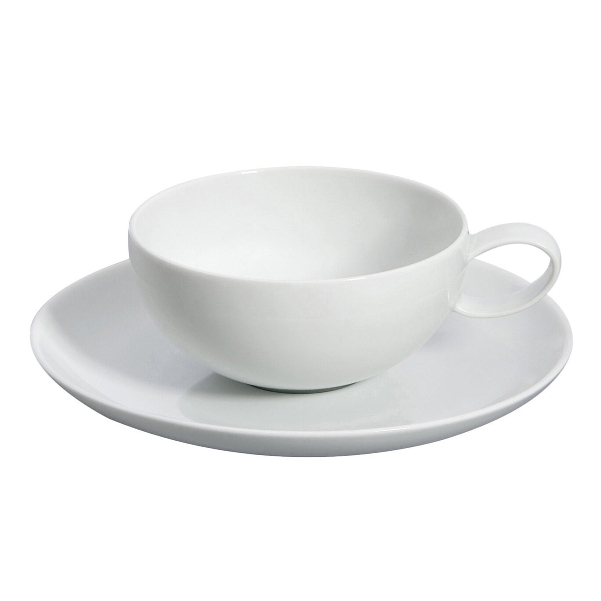 Vista Alegre Domo White Tea Cup & Saucer on a white background