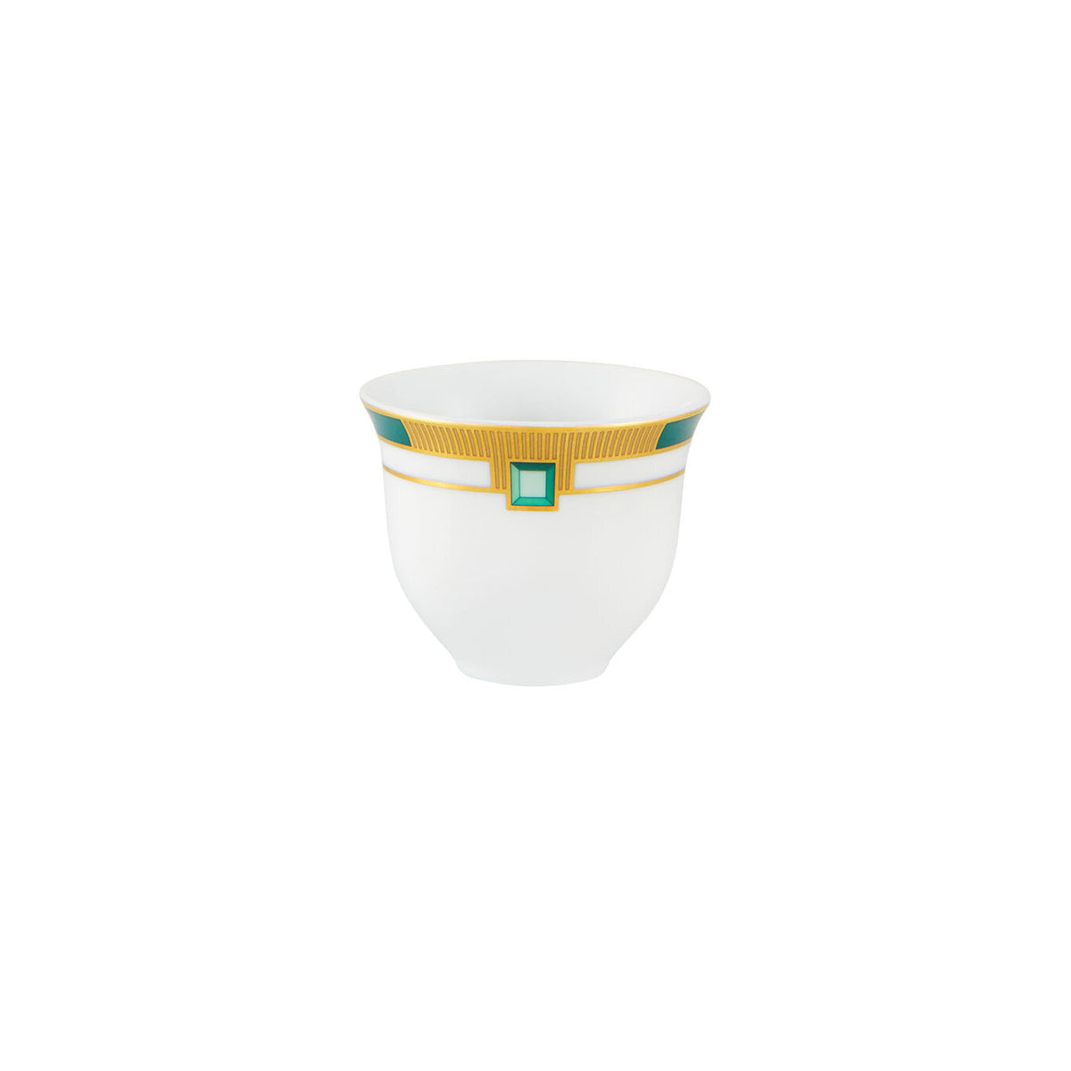 Vista Alegre Emerald Arabic Coffee Cup Selection, view 2