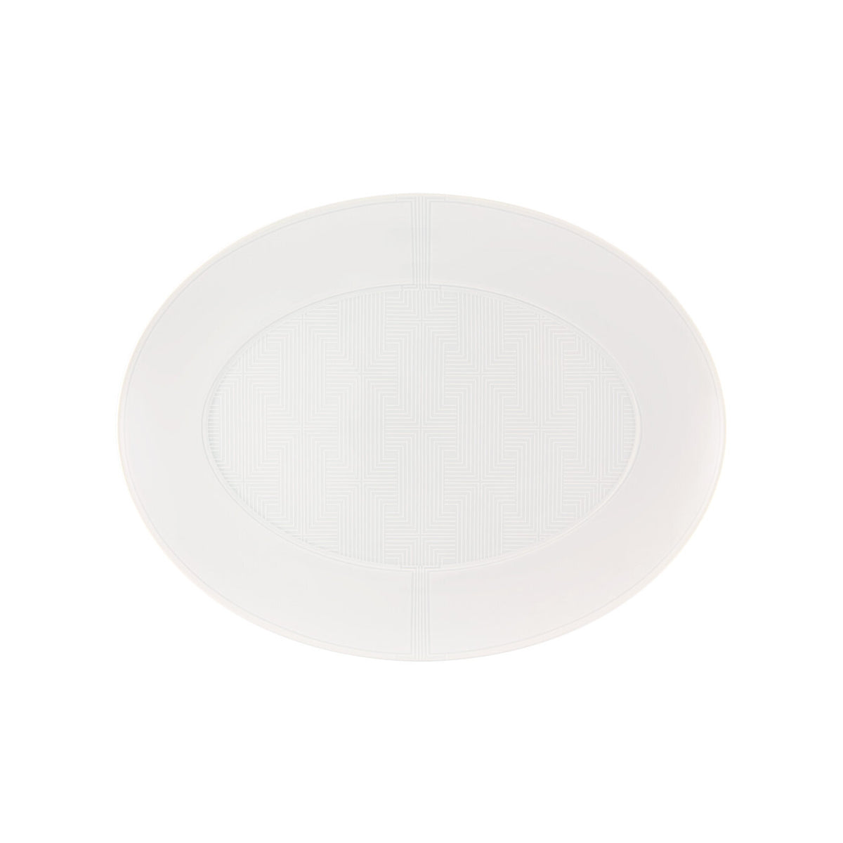 Vista Alegre Eternal Small Oval Platter on a white background