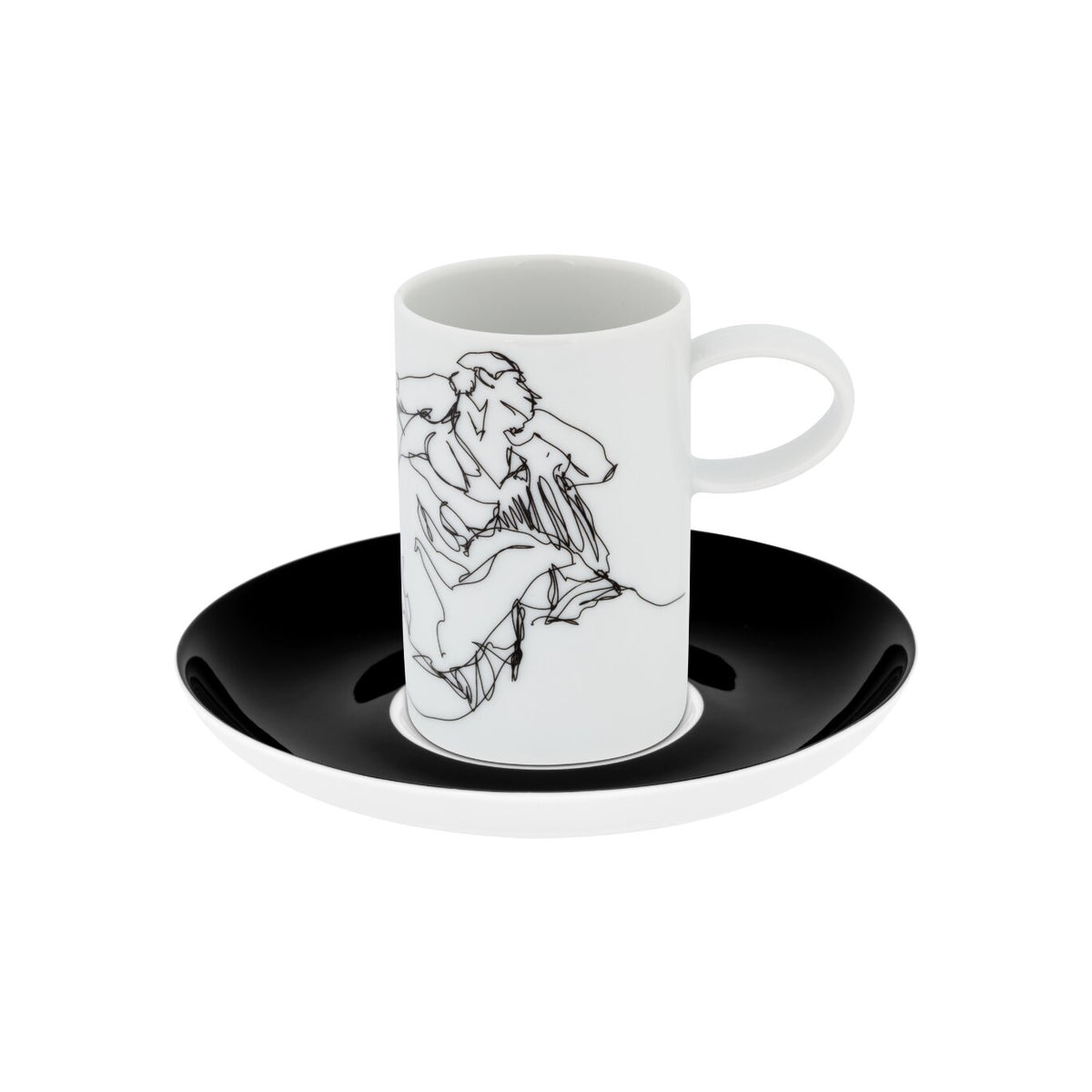 Vista Alegre Fado Set of 4 Coffee Cups & Saucers, view 5