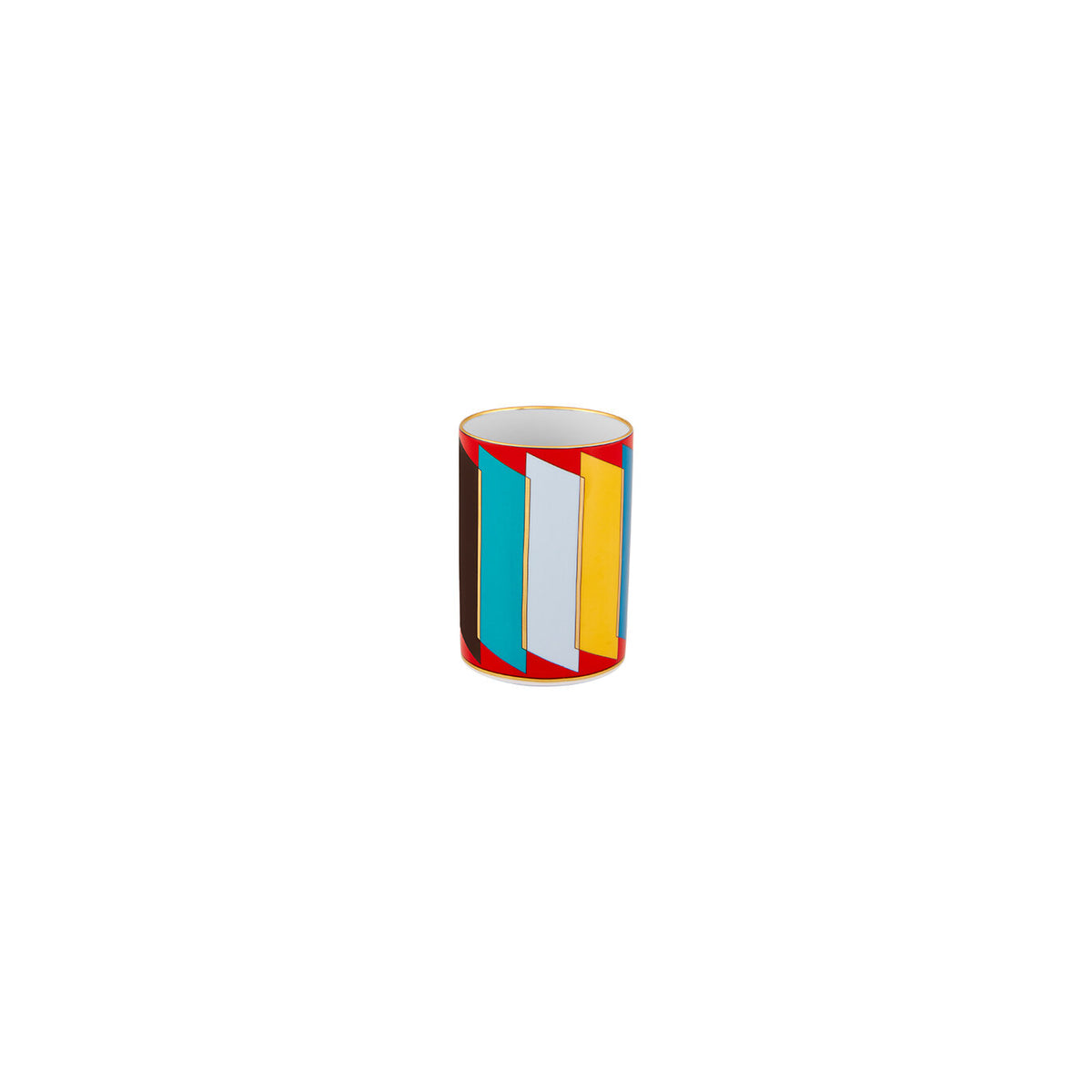 Vista Alegre Futurismo Pencil Holder on a white background