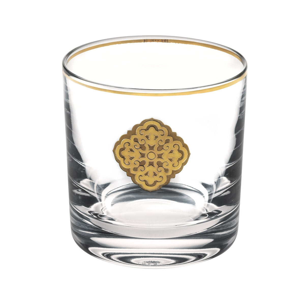 Vista Alegre Golden Old Fashioned with Gold on a white background