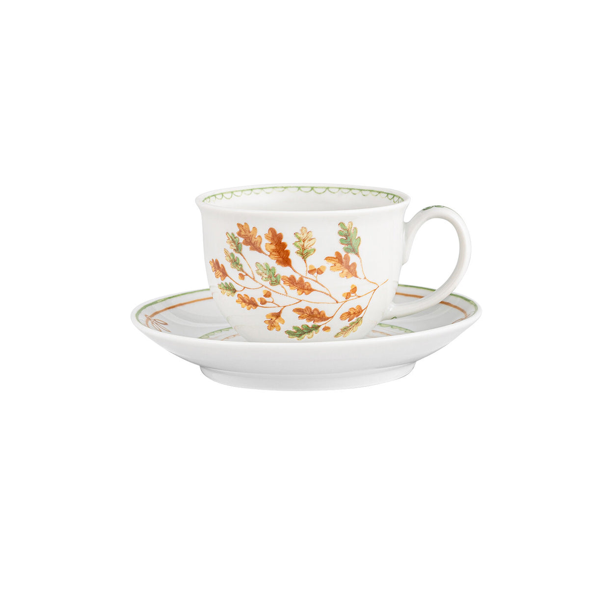 Vista Alegre Gudrun Coffee Cup with Saucer on a white background