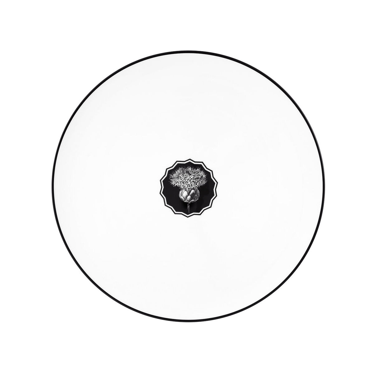 Vista Alegre Herbariae Charger Plate White on a white background