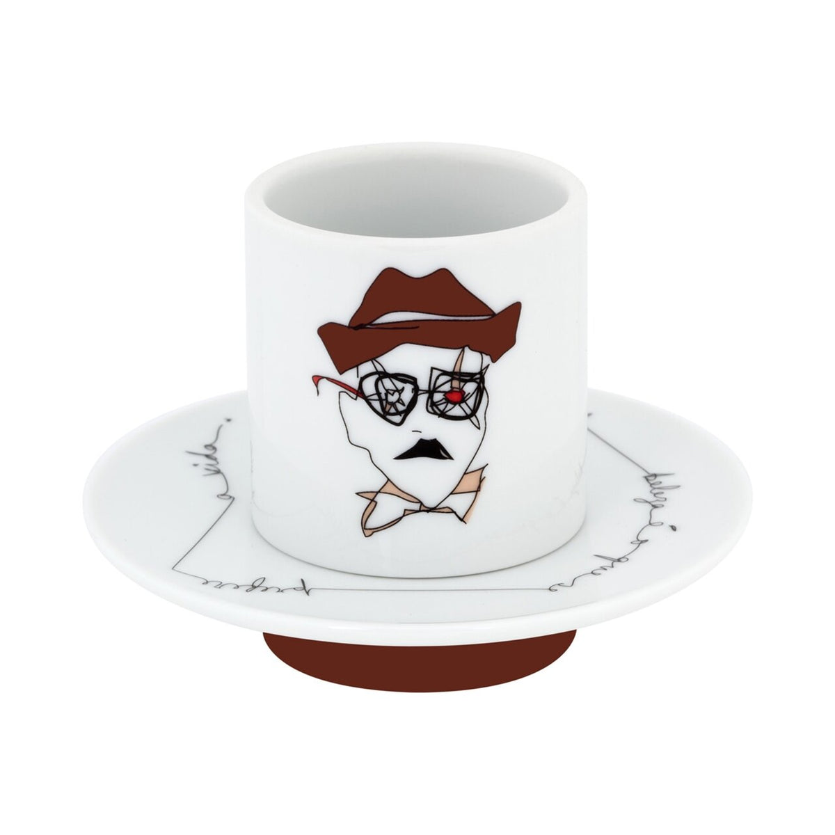 Vista Alegre Heterónimos Set of 4 Coffee Cups & Saucers, view 3