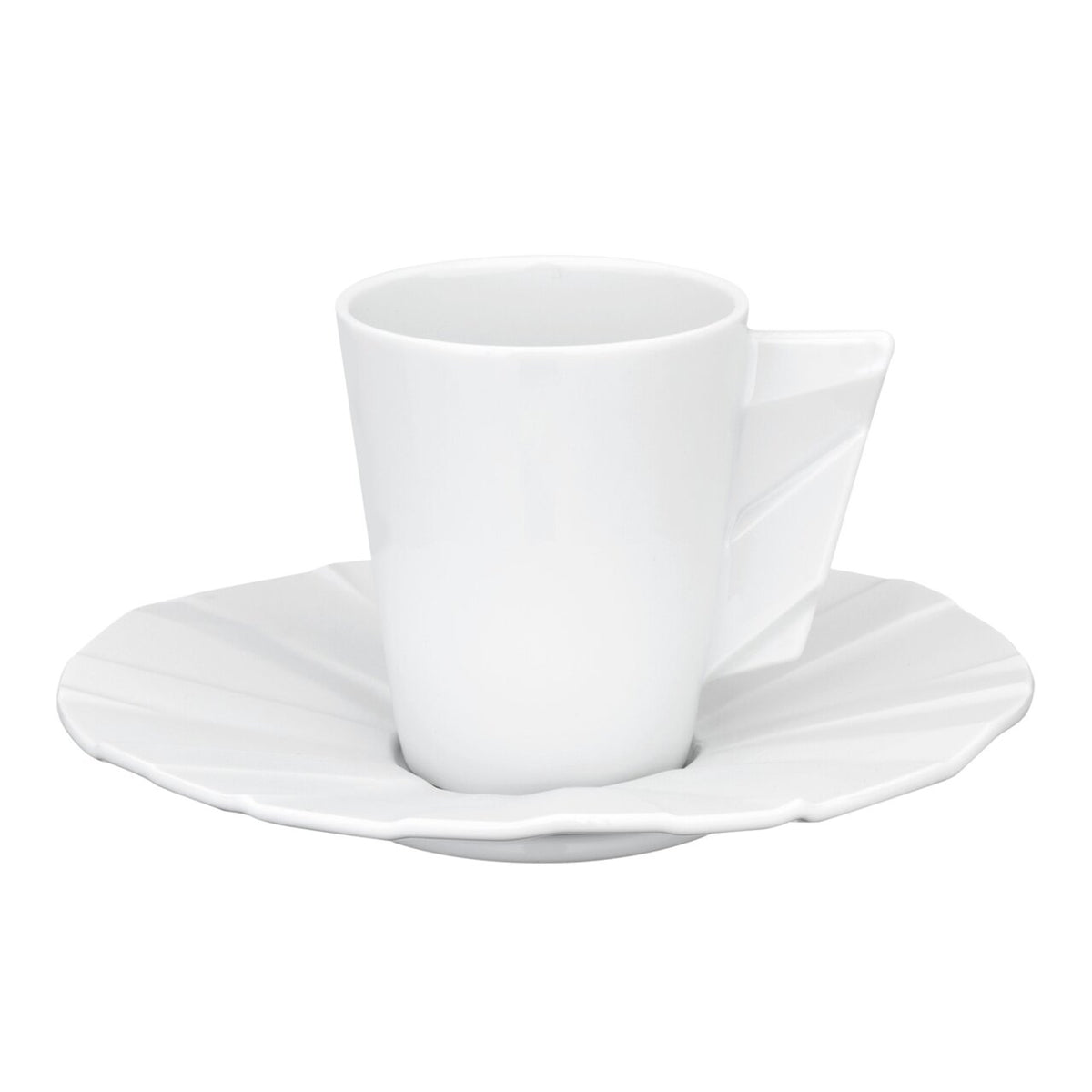 Vista Alegre Matrix Coffee Cup & Saucer on a white background
