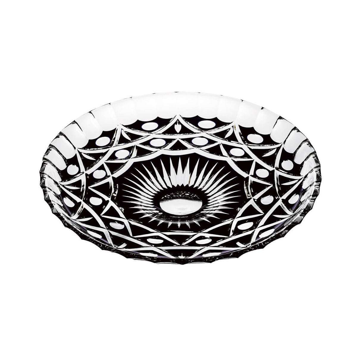 Vista Alegre Monarch Case with Doublé Black Centerpiece on a white background