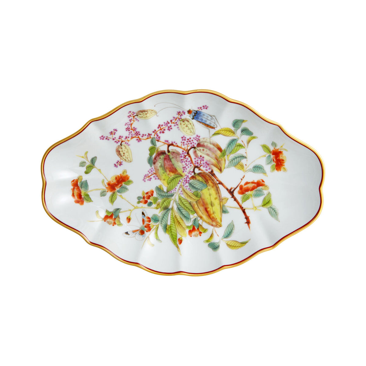 Vista Alegre Paço Real Small Platter on a white background