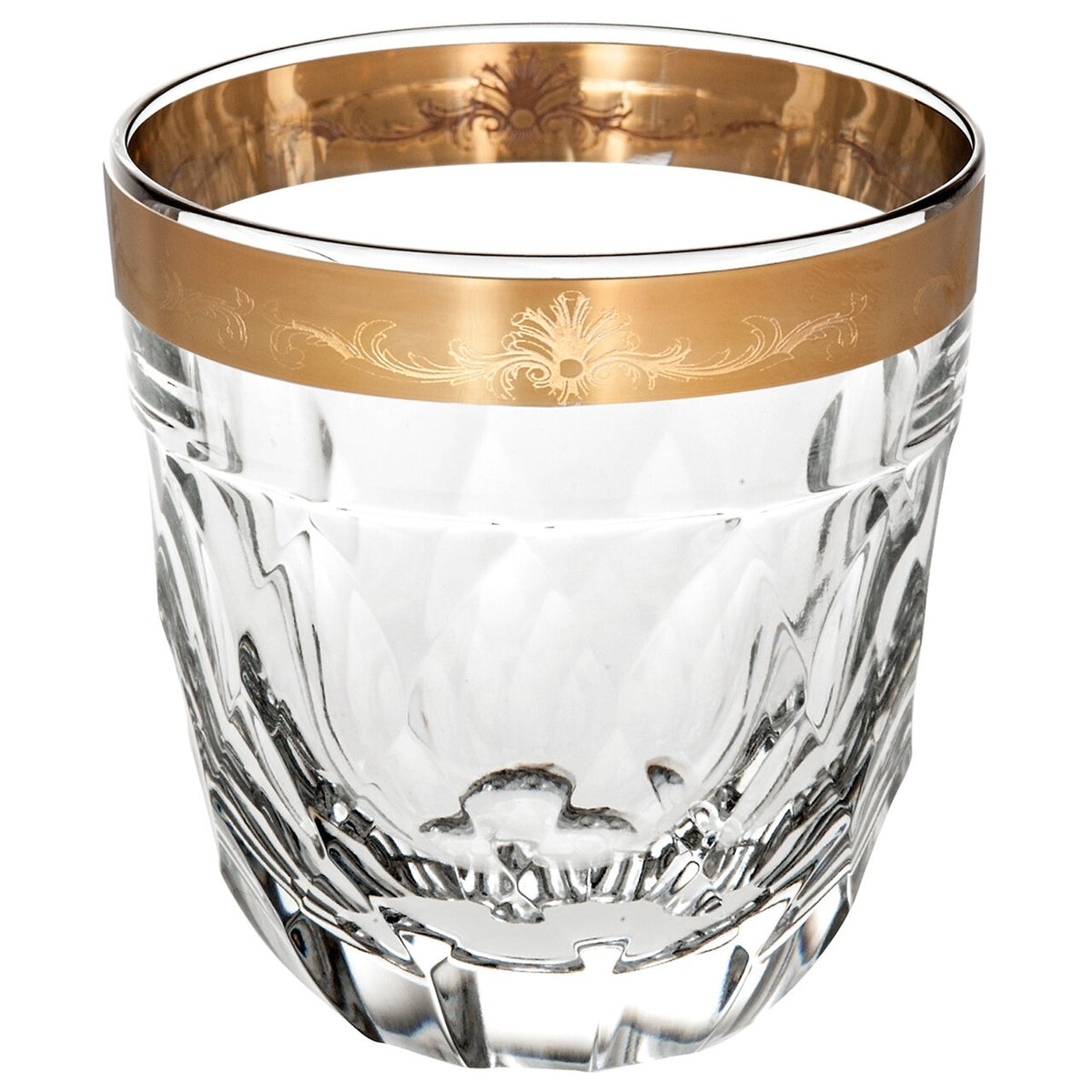 Vista Alegre Palazzo Gold Old Fashioned on a white background