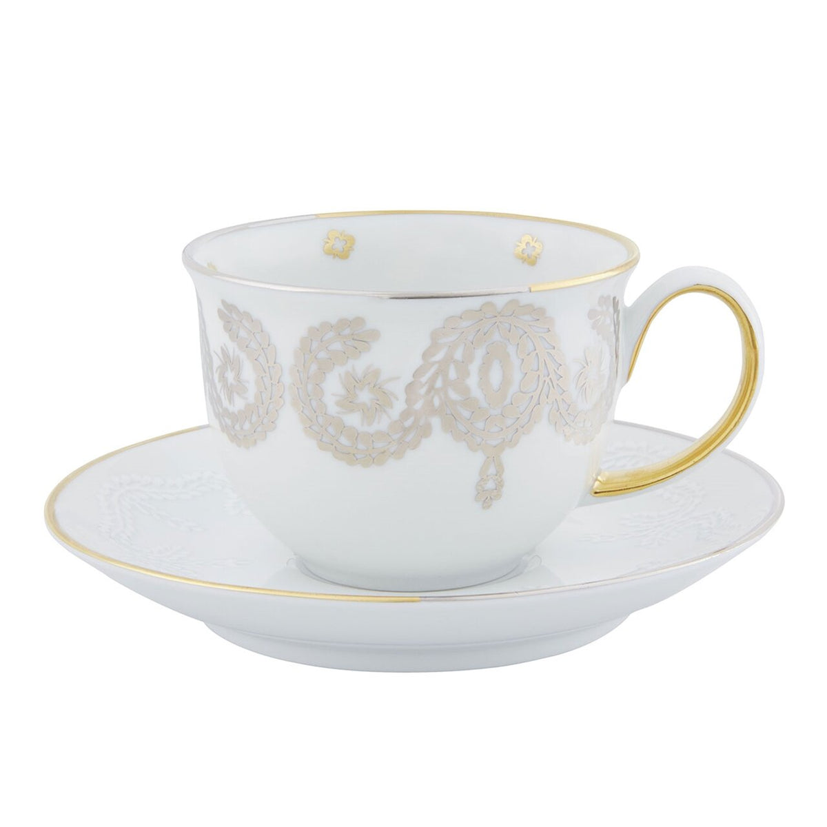 Vista Alegre Paseo Coffee Cup+Saucer on a white background