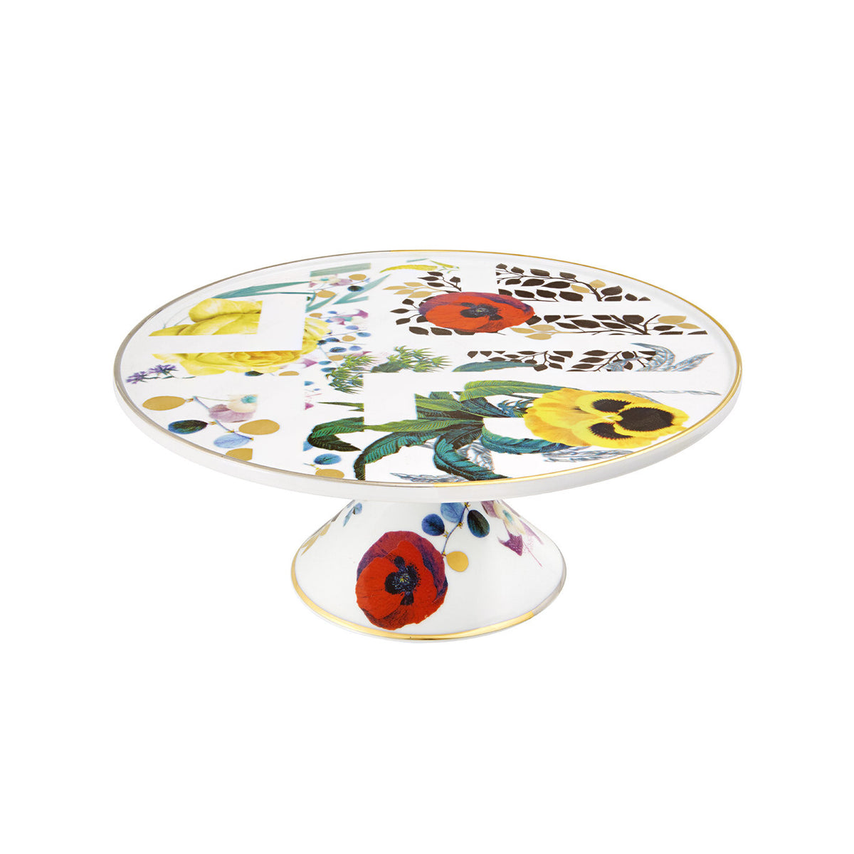 Vista Alegre Primavera Cake Stand on a white background