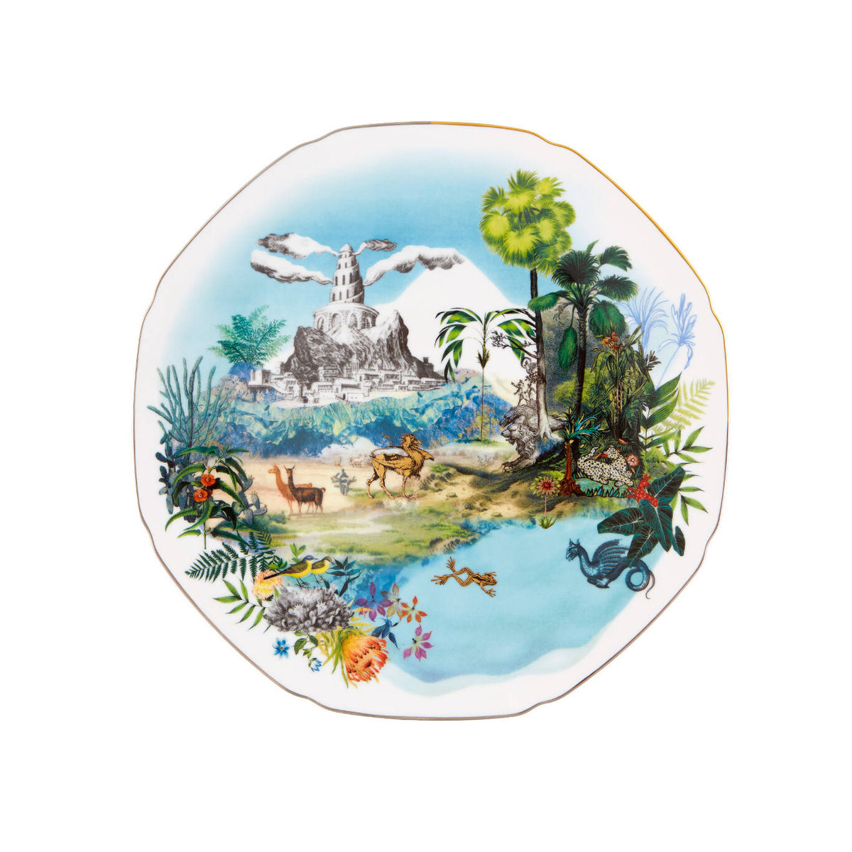 Vista Alegre Rêveries Charger Plate on a white background