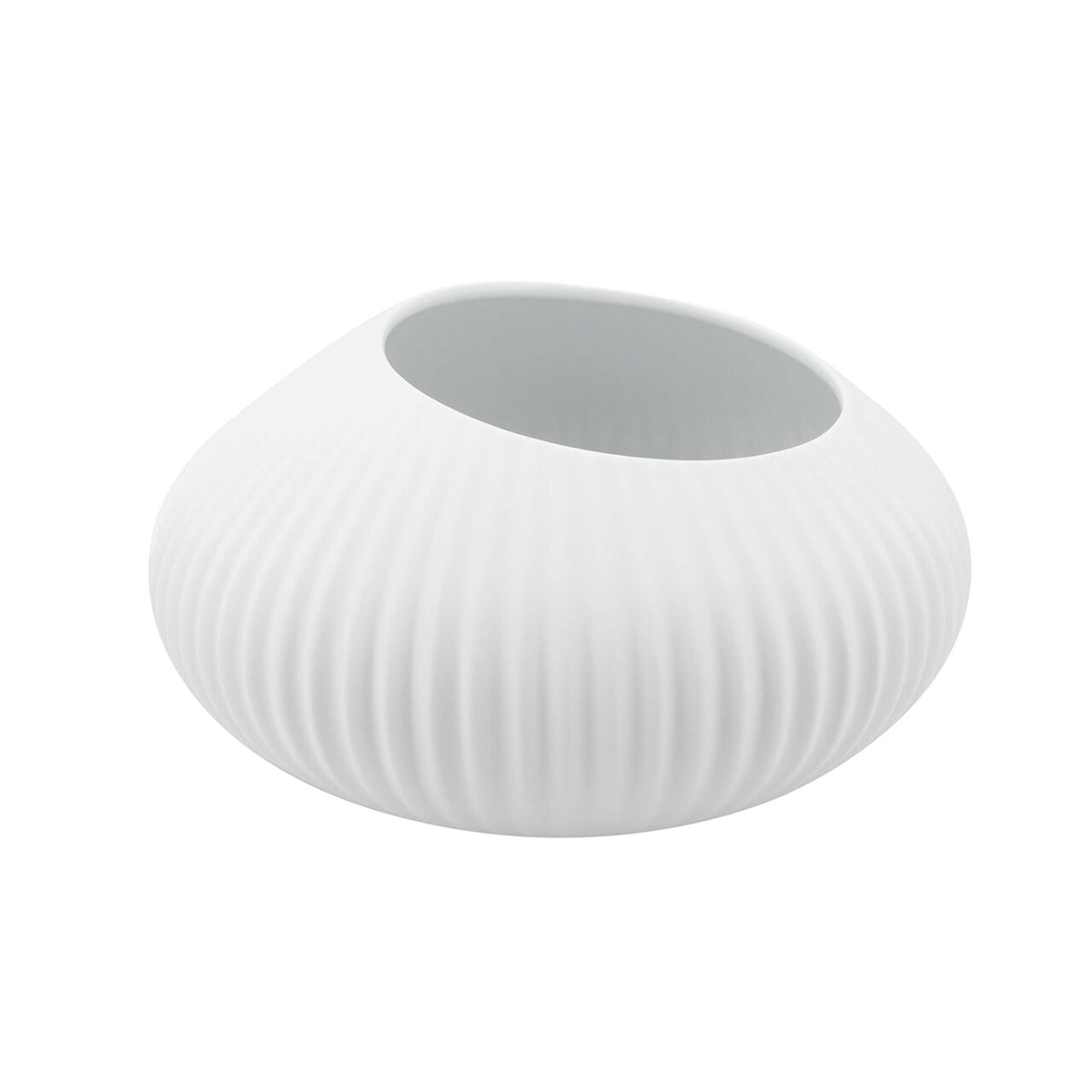 Vista Alegre Shell White Bowl on a white background