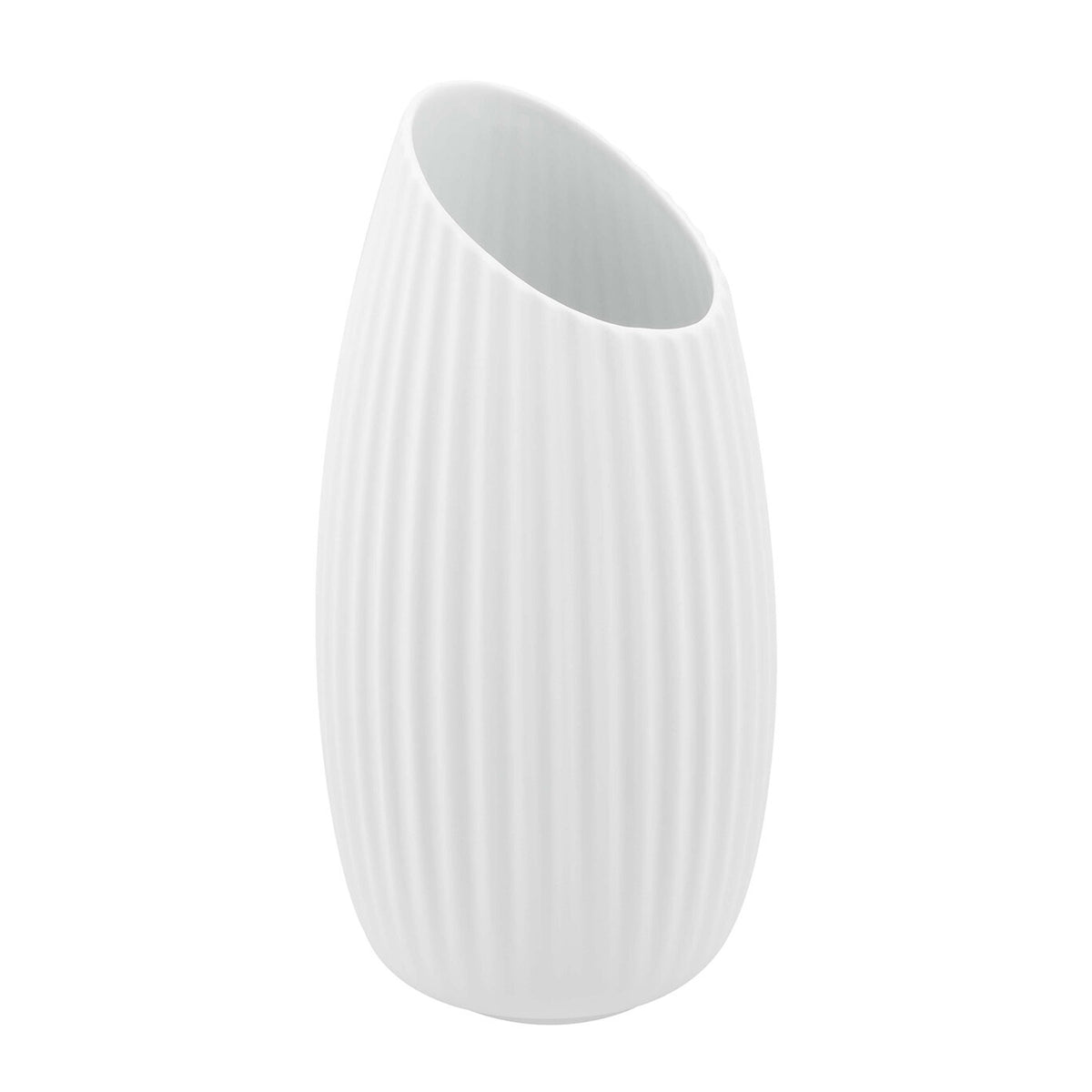 Vista Alegre Shell White Vase on a white background