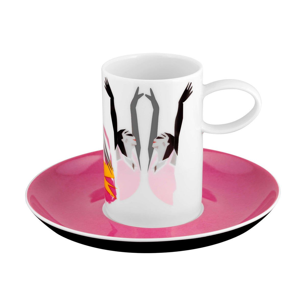 Vista Alegre Tchaikovsky Set of 4 Coffee Cups & Saucers, view 3