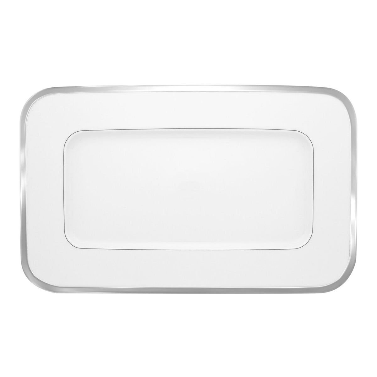 Vista Alegre Trasso Medium Rectangular Plate on a white background