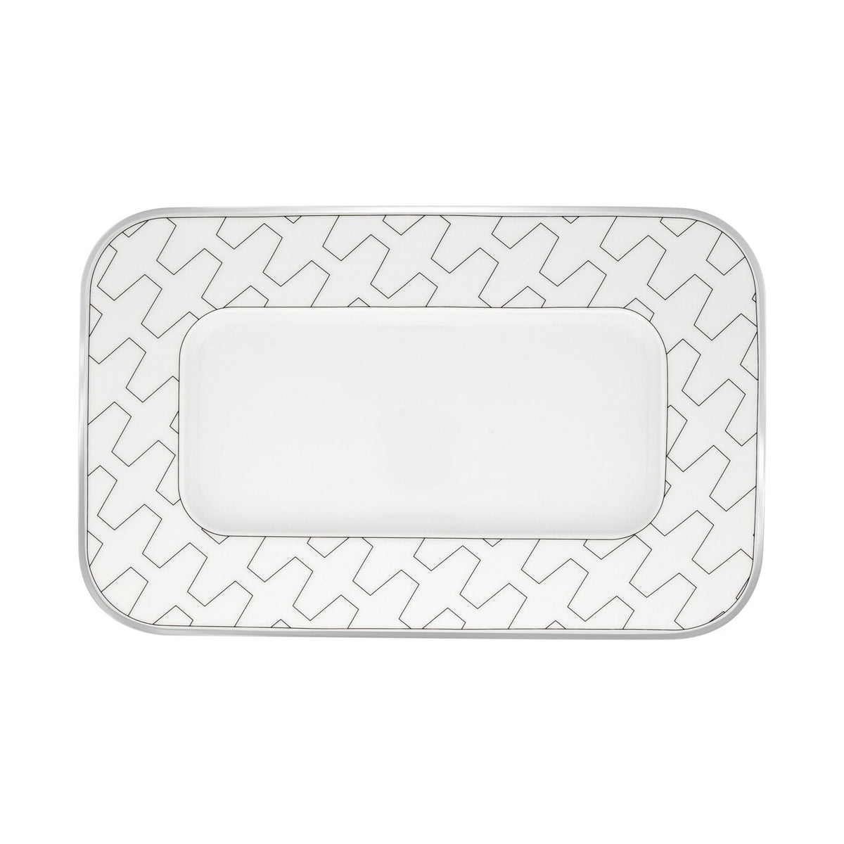 Vista Alegre Trasso Small Rectangular Plate, view 2