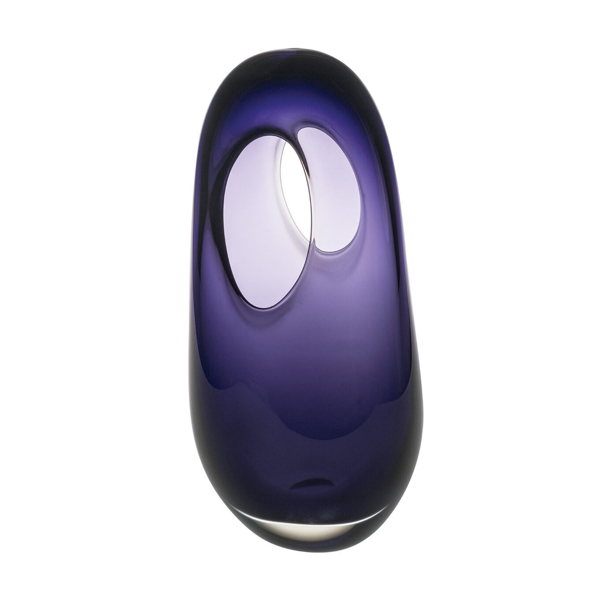 Vista Alegre Única Large Vase Portal Purple on a white background