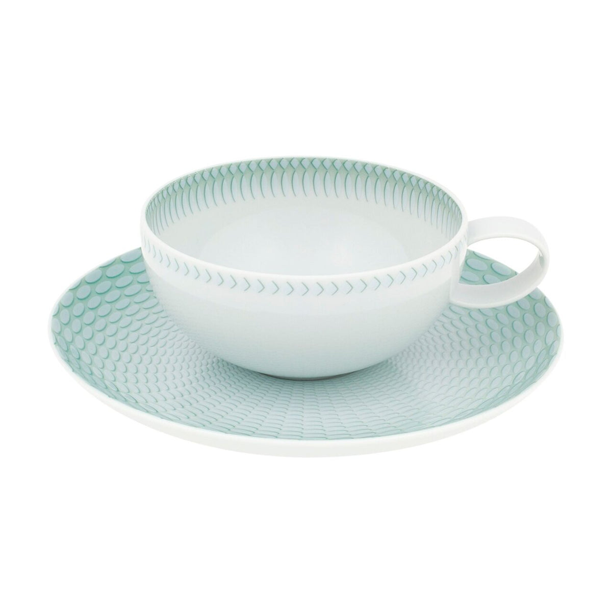 Vista Alegre Venezia Tea Cup & Saucer on a white background