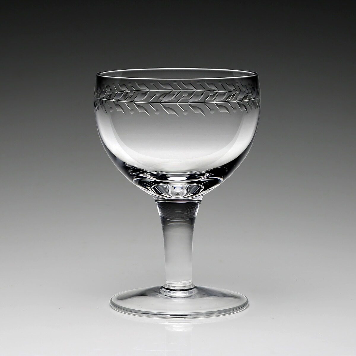 William Yeoward Ada Wine, handmade crystal, on a white background