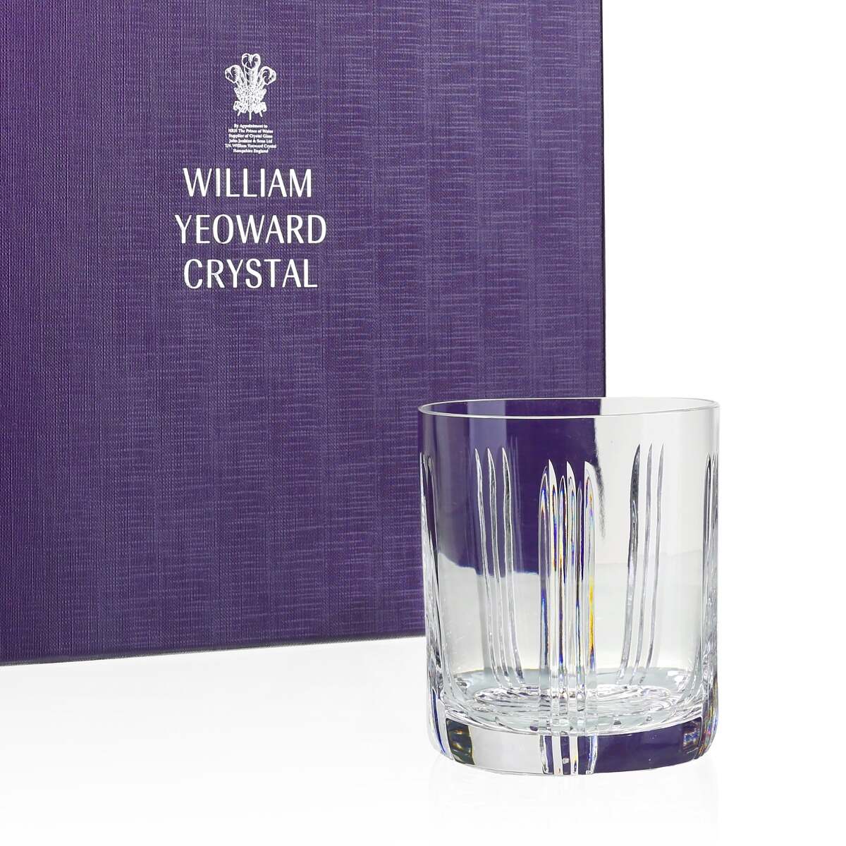 William Yeoward Adele Gift Set of 4 DOF Tumblers, handmade crystal, detail view