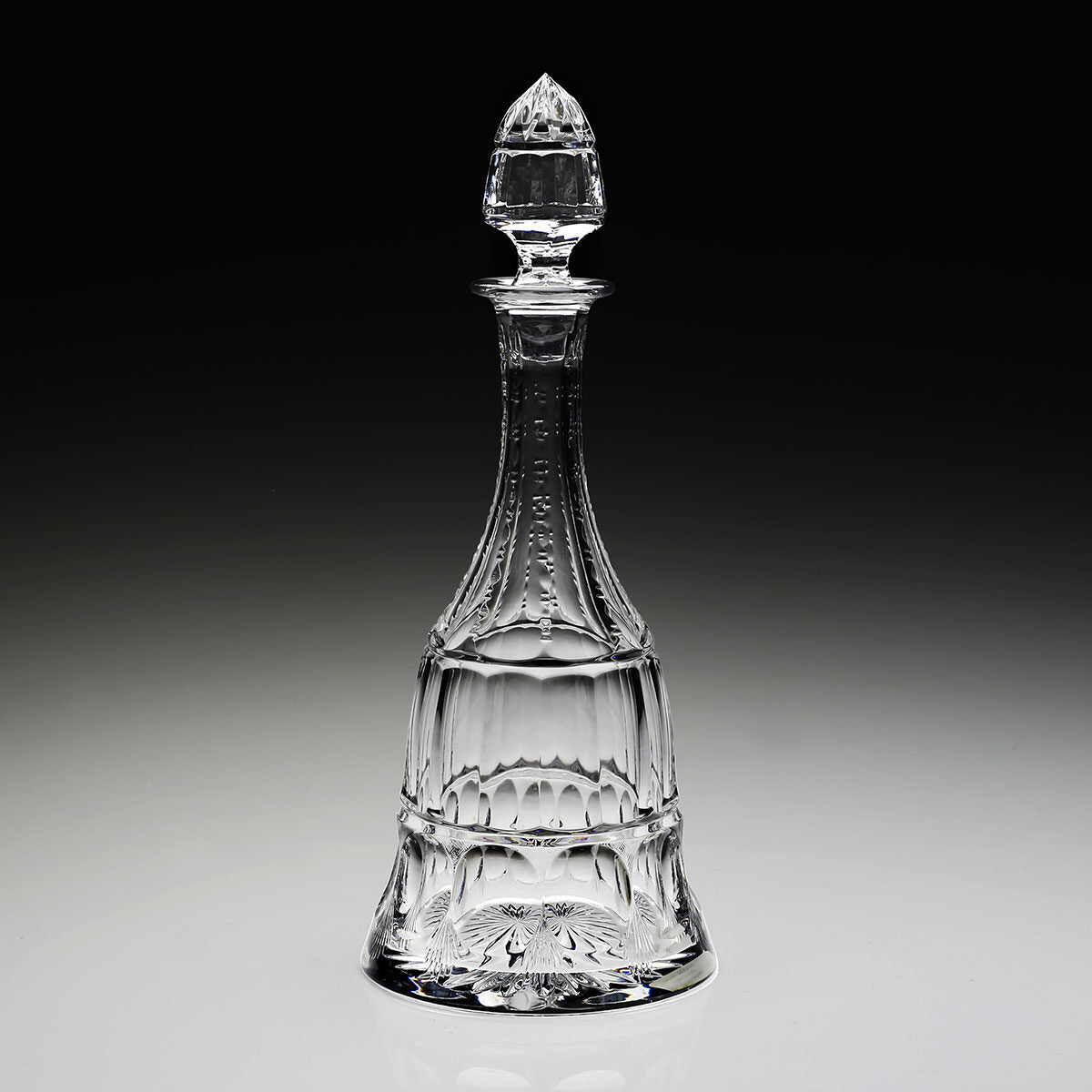 William Yeoward Anoushka Bottle Decanter, handmade crystal, on a white background