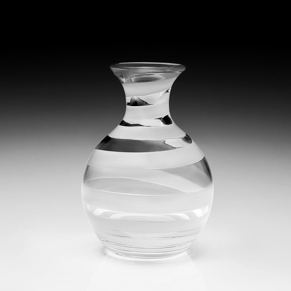 William Yeoward Bella Bianca Carafe 18oz / 500ml in White, handmade crystal, detail view