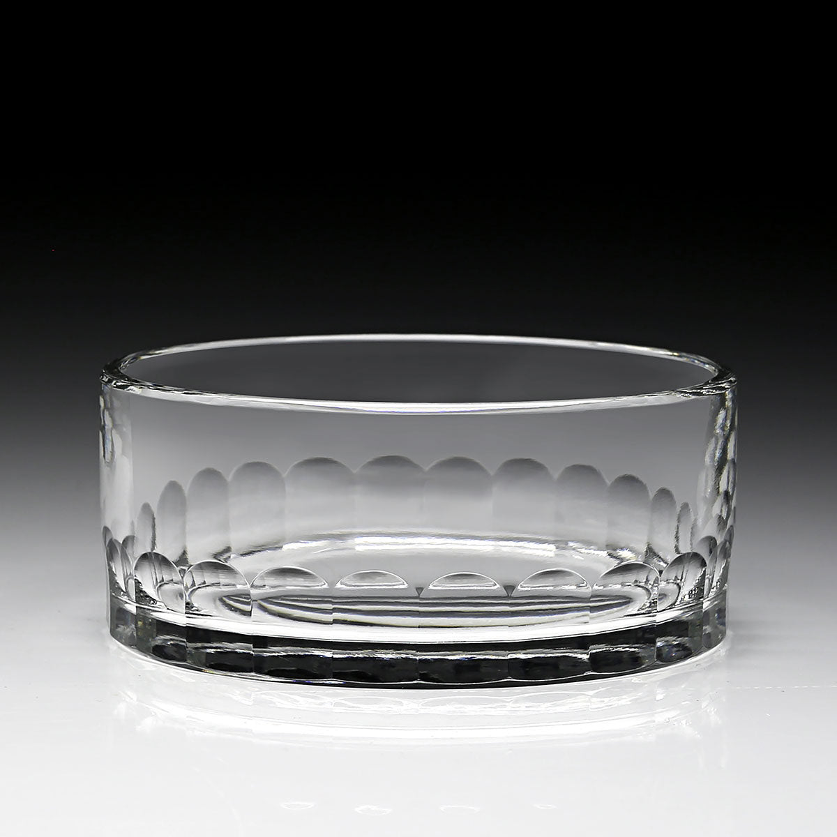 William Yeoward Bridget Bottle Stand, handmade crystal, detail view