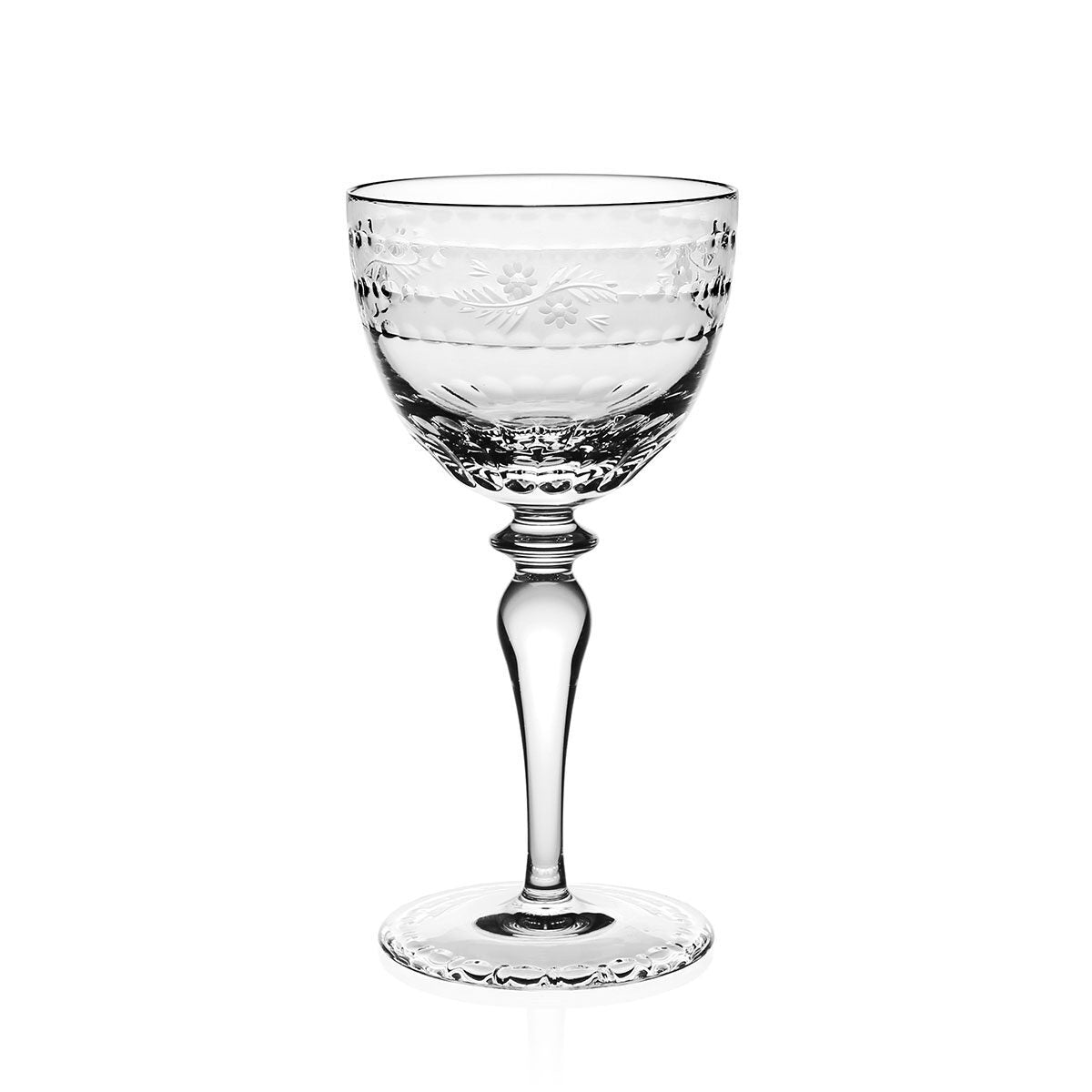 William Yeoward Camilla Port / Sherry, handmade crystal, on a white background