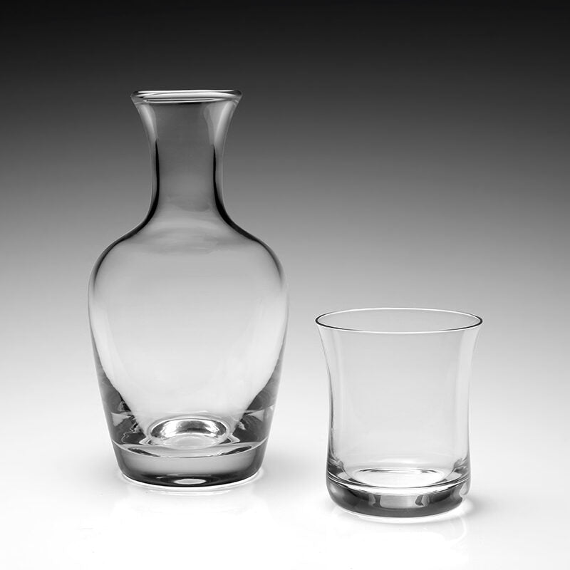 William Yeoward Classic Carafe & Tumbler Set, handmade crystal, detail view
