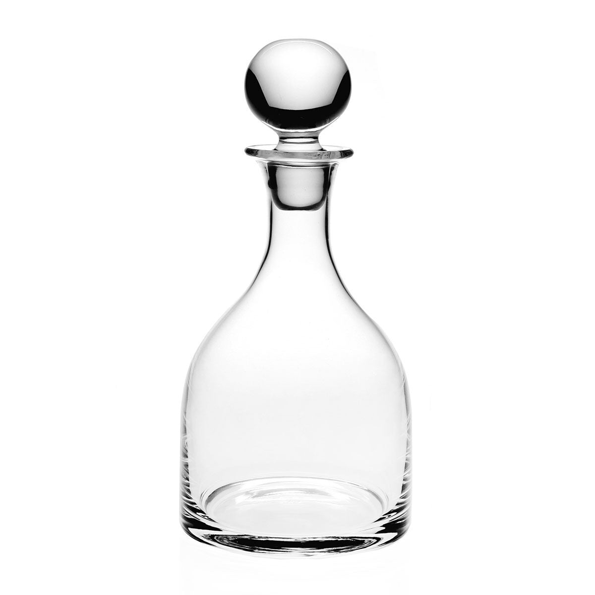 William Yeoward Classic Decanter Bottle, handmade crystal, on a white background
