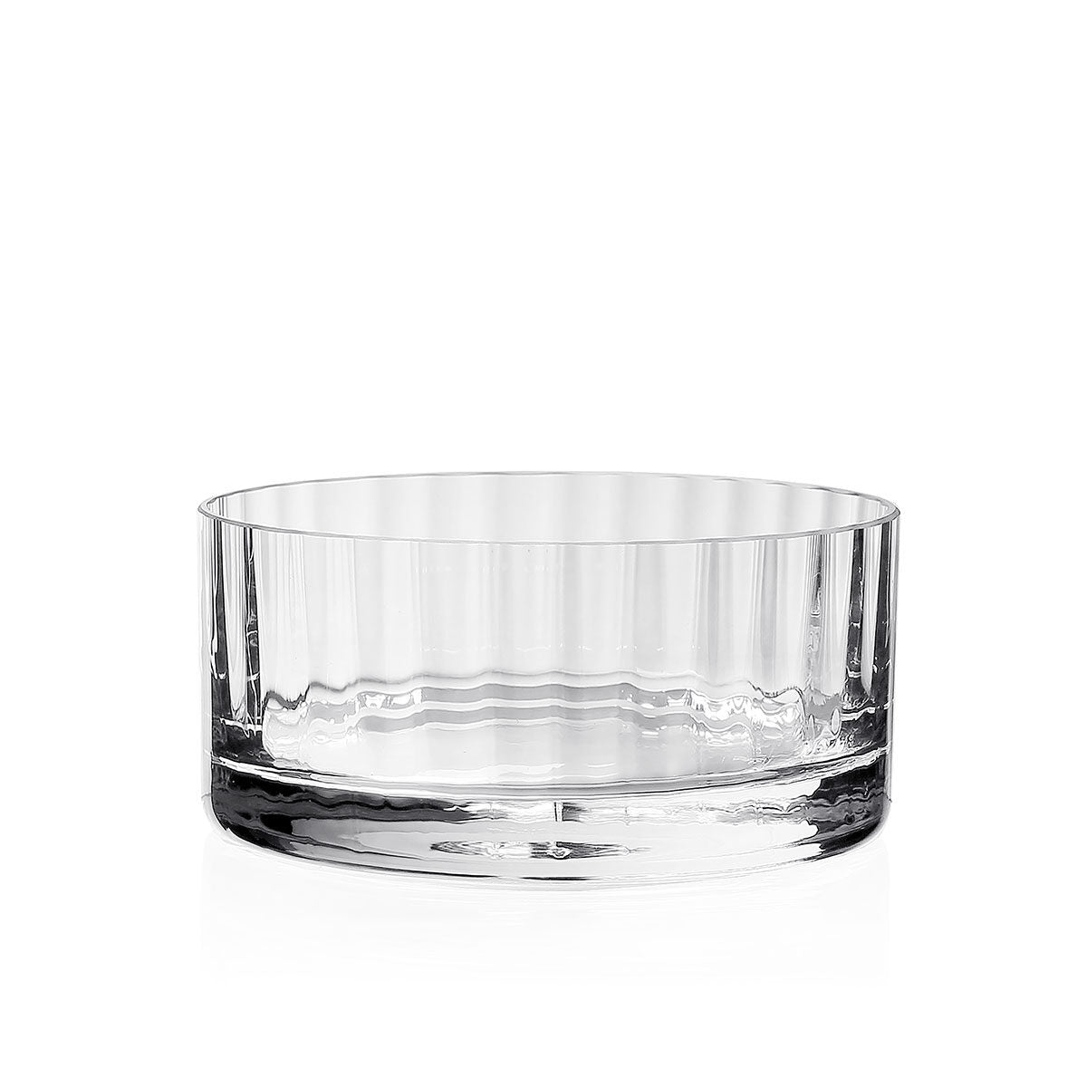 William Yeoward Corinne Bottle Stand, handmade crystal, on a white background