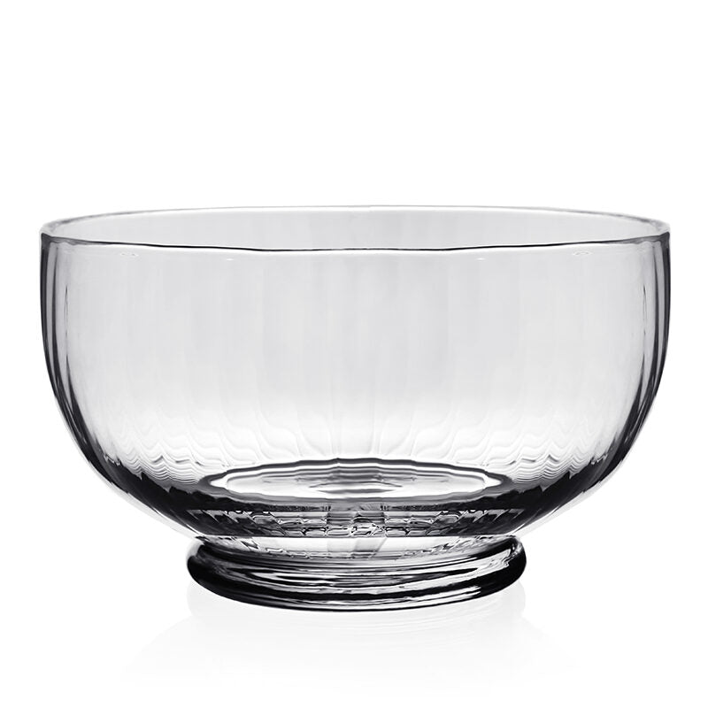 William Yeoward Corinne Bowl 8½" / 21.5cm, handmade crystal, on a white background